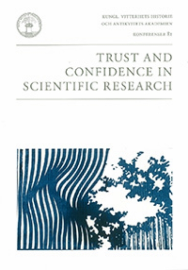 Bild på Trust and Confidence in Scientific Research