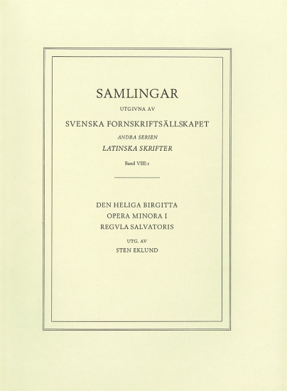 Bild på Sancta Birgitta: Opera minora 1