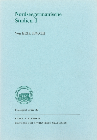Bild på Nordseegermanische Studien. I