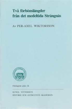 Bild på Två förbönslängder från det medeltida Strängnäs