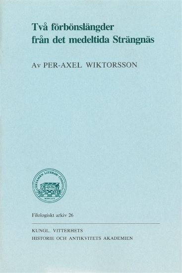 Bild på Två förbönslängder från det medeltida Strängnäs