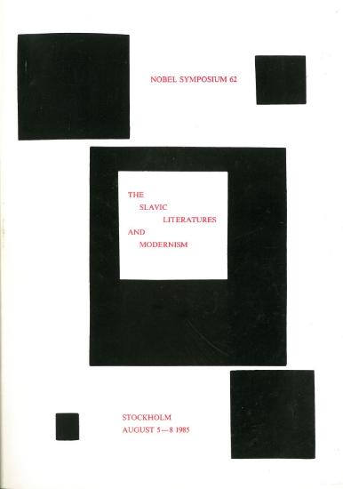 Bild på The Slavic Literatures and Modernism : A Nobel Symposium August 5-8 1985