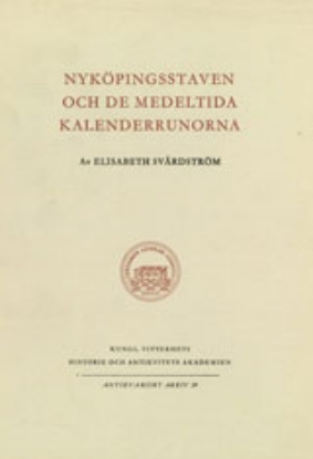 Bild på Nyköpingsstaven och de medeltida kalenderrunorna
