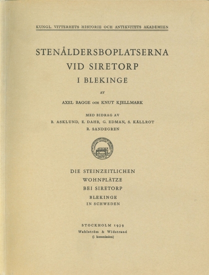 Bild på Stenåldersboplatserna vid Siretorp i Blekinge