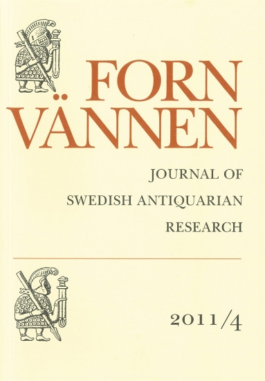Bild på Fornvännen 2011/4 : Journal of Swedish antiquarian research