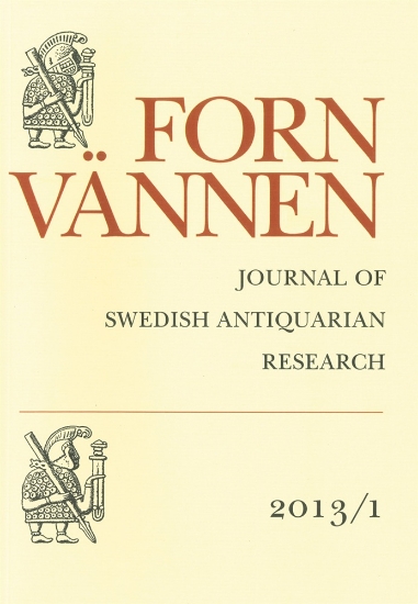 Bild på Fornvännen 2013/1 : Journal of Swedish antiquarian research