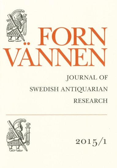 Bild på Fornvännen 2015/1 : Journal of Swedish antiquarian research