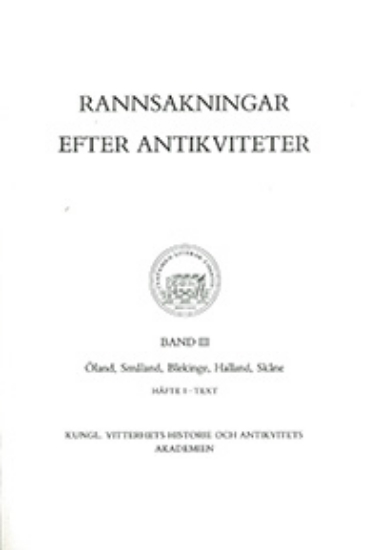 Bild på Rannsakningar efter antikviteter, band III