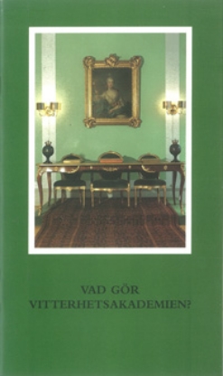 Bild på Vad gör Vitterhetsakademien?