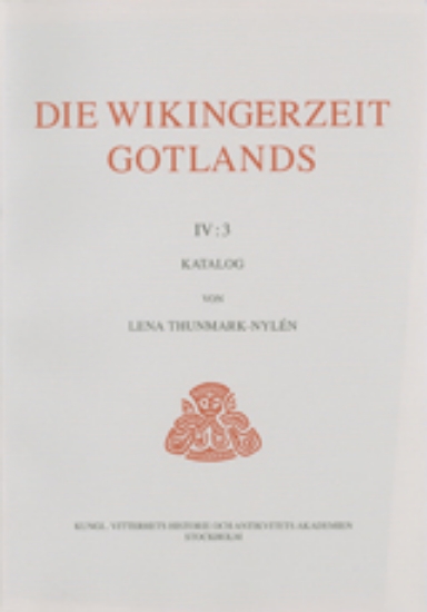 Bild på Die Wikingerzeit Gotlands IV:3 : Katalog