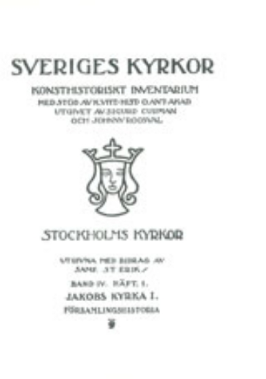 Bild på Stockholm IV:1 : Jakobs kyrka. 1. Församlingshistoria